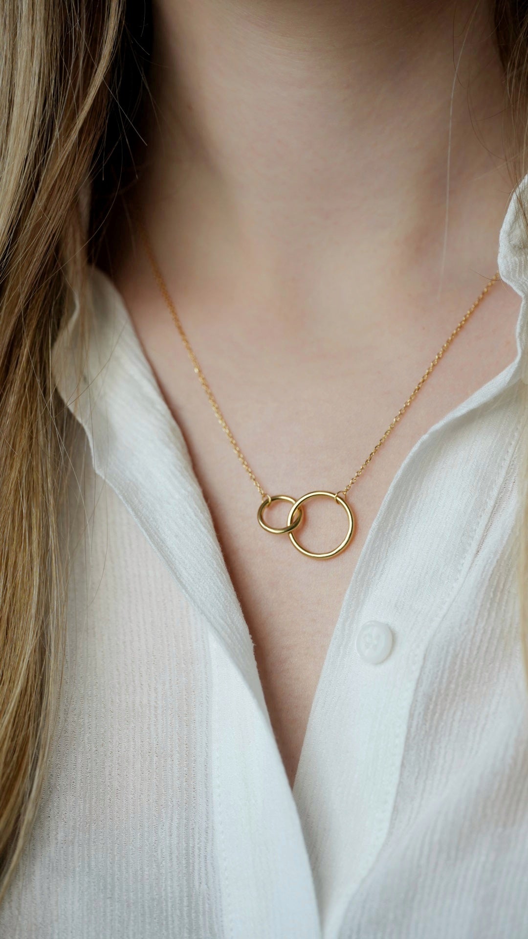 Amara | Naszyjnik z połączonymi kółeczkami